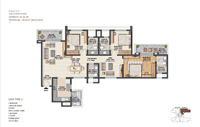  Sobha City Floor Plan