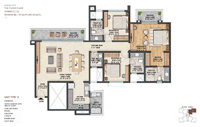  Sobha City Floor Plan